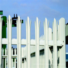 La clôture de fer à palissade en PVC revêtue de PVC